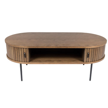 Nola | Tambour Coffee Table Walnut