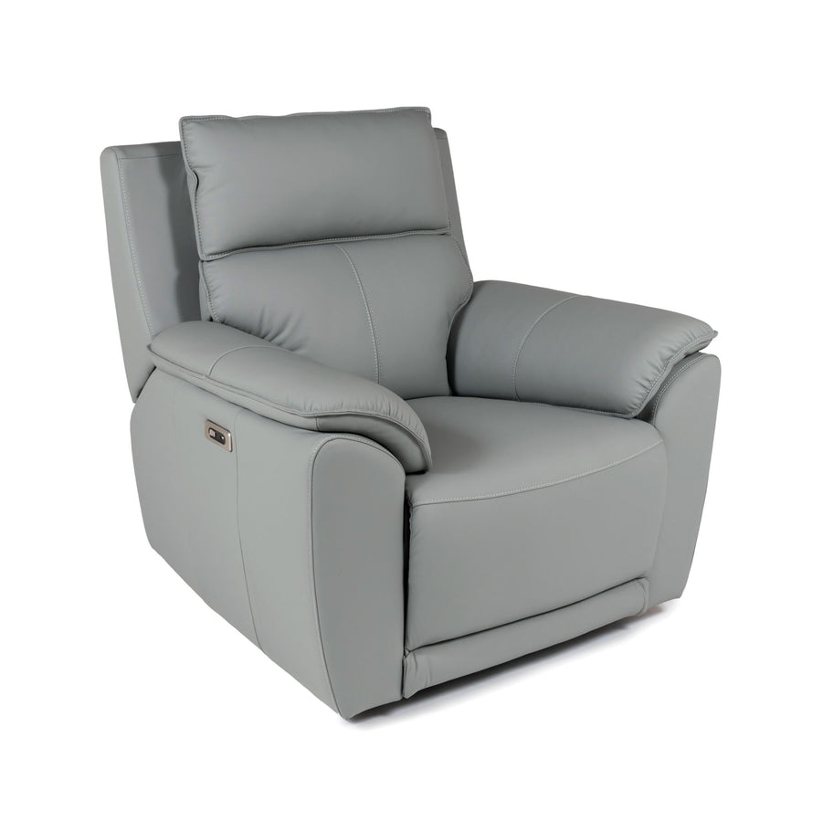 Josephine | Leather Electric Recliner Slate