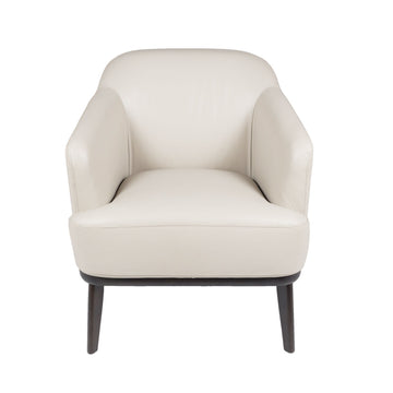 Capri | Leather Tub Chair Wheat