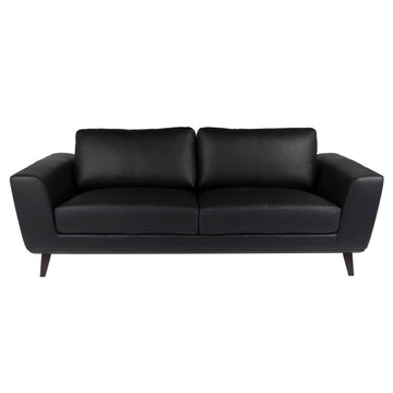 Sorrento | Leather Sofa Black