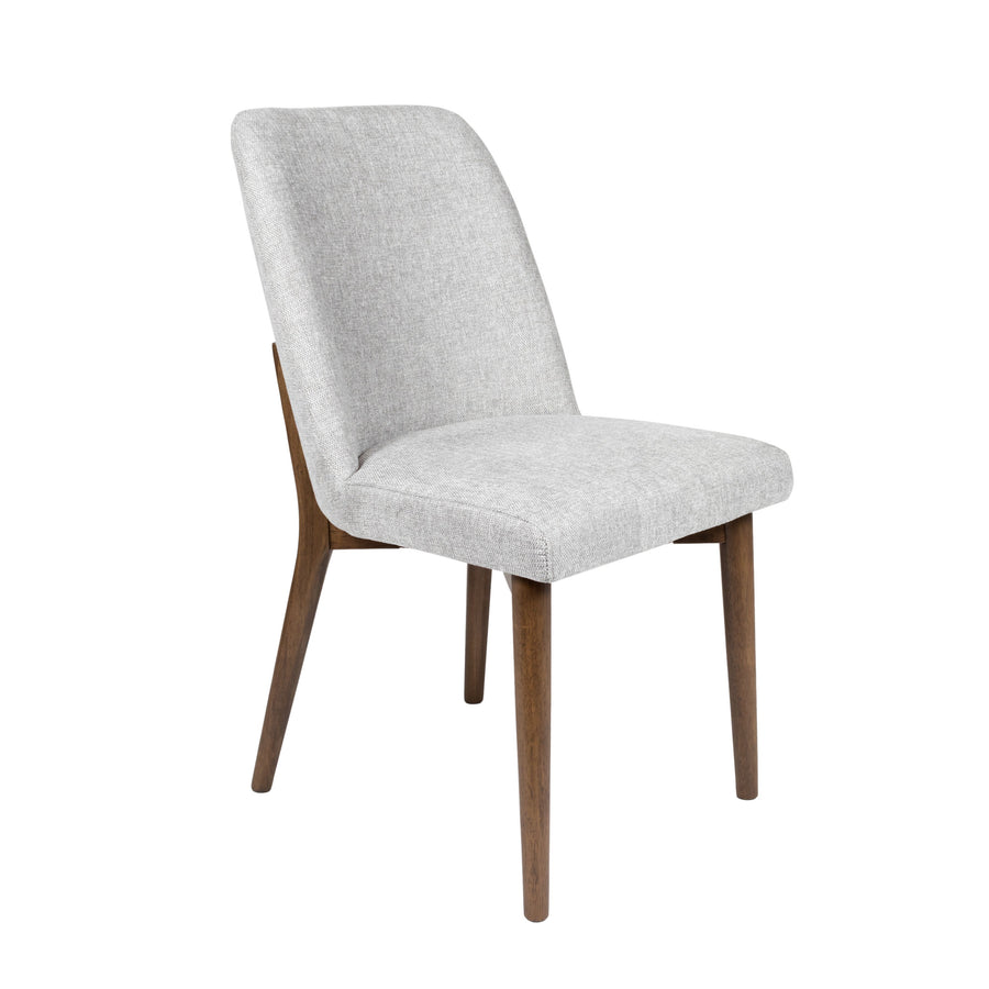 Annie | Fabric Dining Chair Chrome