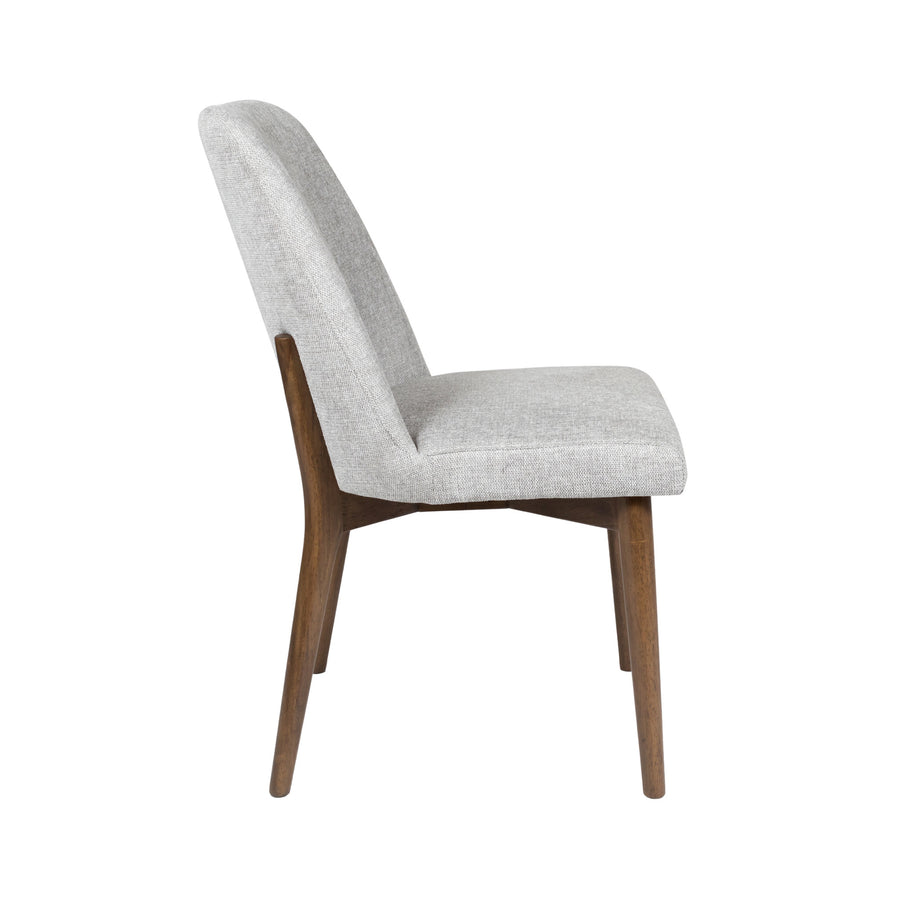 Annie | Fabric Dining Chair Chrome