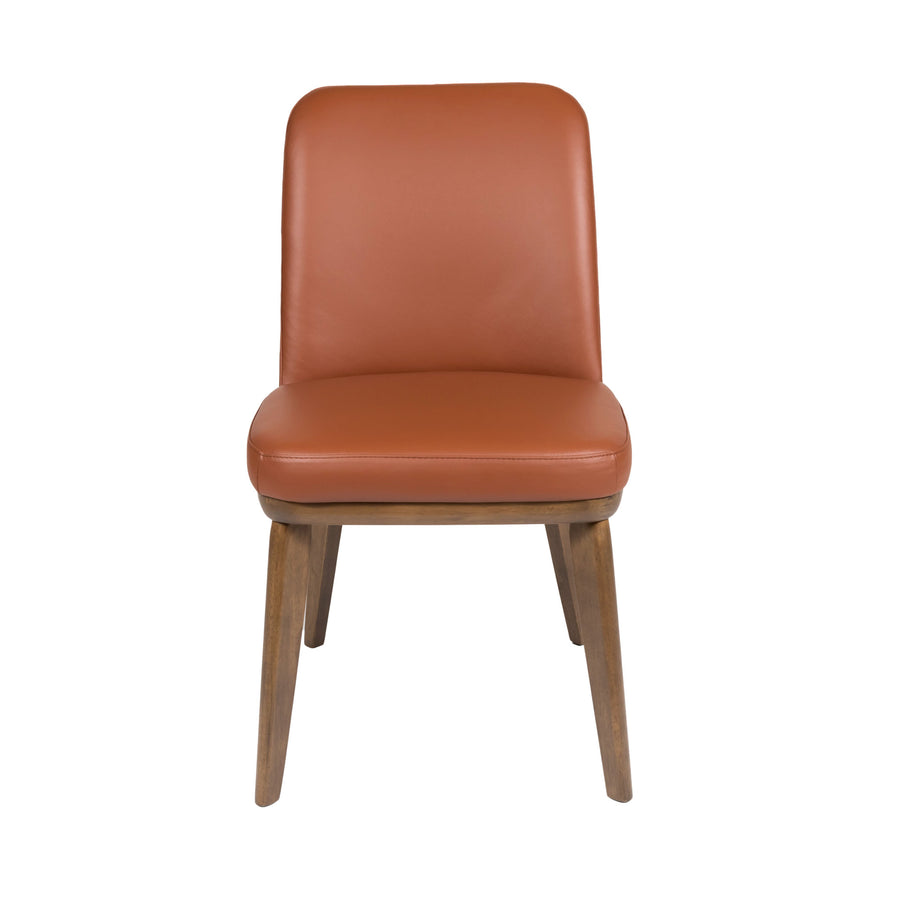 Aria | Leather Dining Chair Cotto