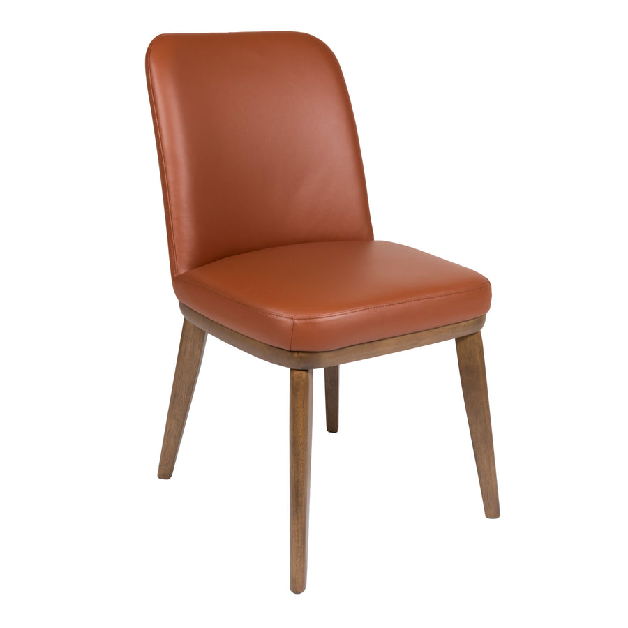 Aria | Leather Dining Chair Cotto