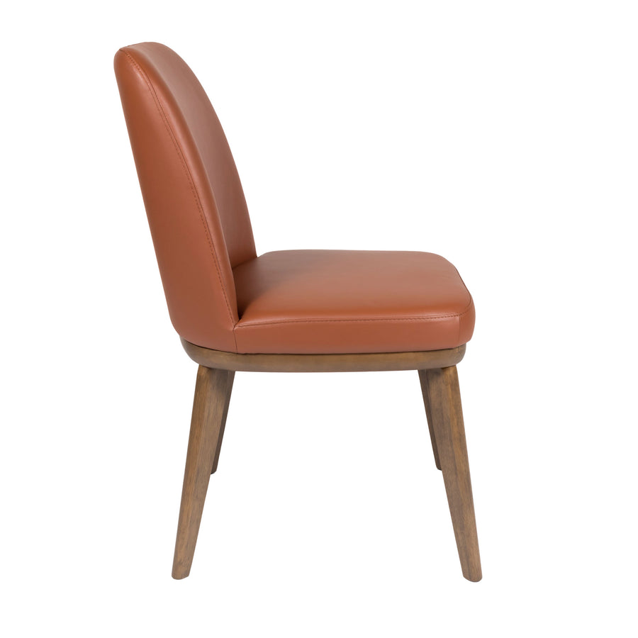 Aria | Leather Dining Chair Cotto